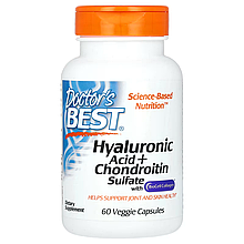 Doctor's s Best Hyaluronic Acid+Chondroitin Sulfate caps 60