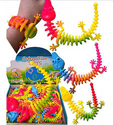 Антистрес іграшка браслет "Ящірка райдужна"