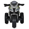 Дитячий електро мотоцикл триколісний на акумуляторі Bambi M 5806 для дітей 2-6 років Сірий, фото 2