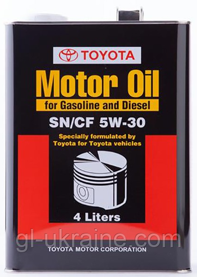 Моторна олива Toyota "SN/CF 5W-30", 4л (0888083322)