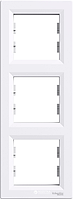EPH5810321 рамка 3 вертикальна біл. Schneider ASFORA