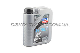 Олива моторна для 2T мототехніки,1 л LIQUI MOLY (напівсинтетика, STREET) #3981
