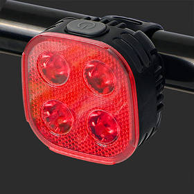Велоліхтар FY-328-4LED, waterproof, Li-Ion акумулятор, ЗП Type-C