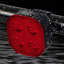 Велоліхтар FY-328-4LED, waterproof, Li-Ion акумулятор, ЗП Type-C, фото 4