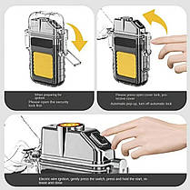 Ліхтар MULTIFUNCTIONAL C01-A-COB, Li-Ion акум., ЗП Type-C, запальничка, Box, фото 3