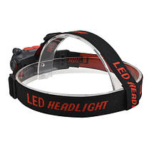 Ліхтар налобний BL-209-COB white+red Li-Ion акумулятор. Waterproof ЗУ Type-C, фото 6