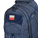 Рюкзак EDC 21л Helikon-Tex Backpack - Nylon Polyester Blend - Melange Grey, фото 7