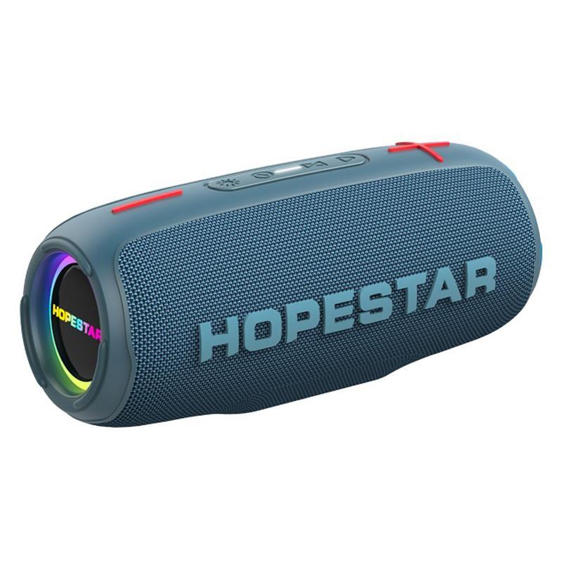 Портативна бездротова колонка Bluetooth Hopestar P26 PRO | 20 Вт, Bluetooth, TWS, FM, MP3, AUX, Mic| Синій