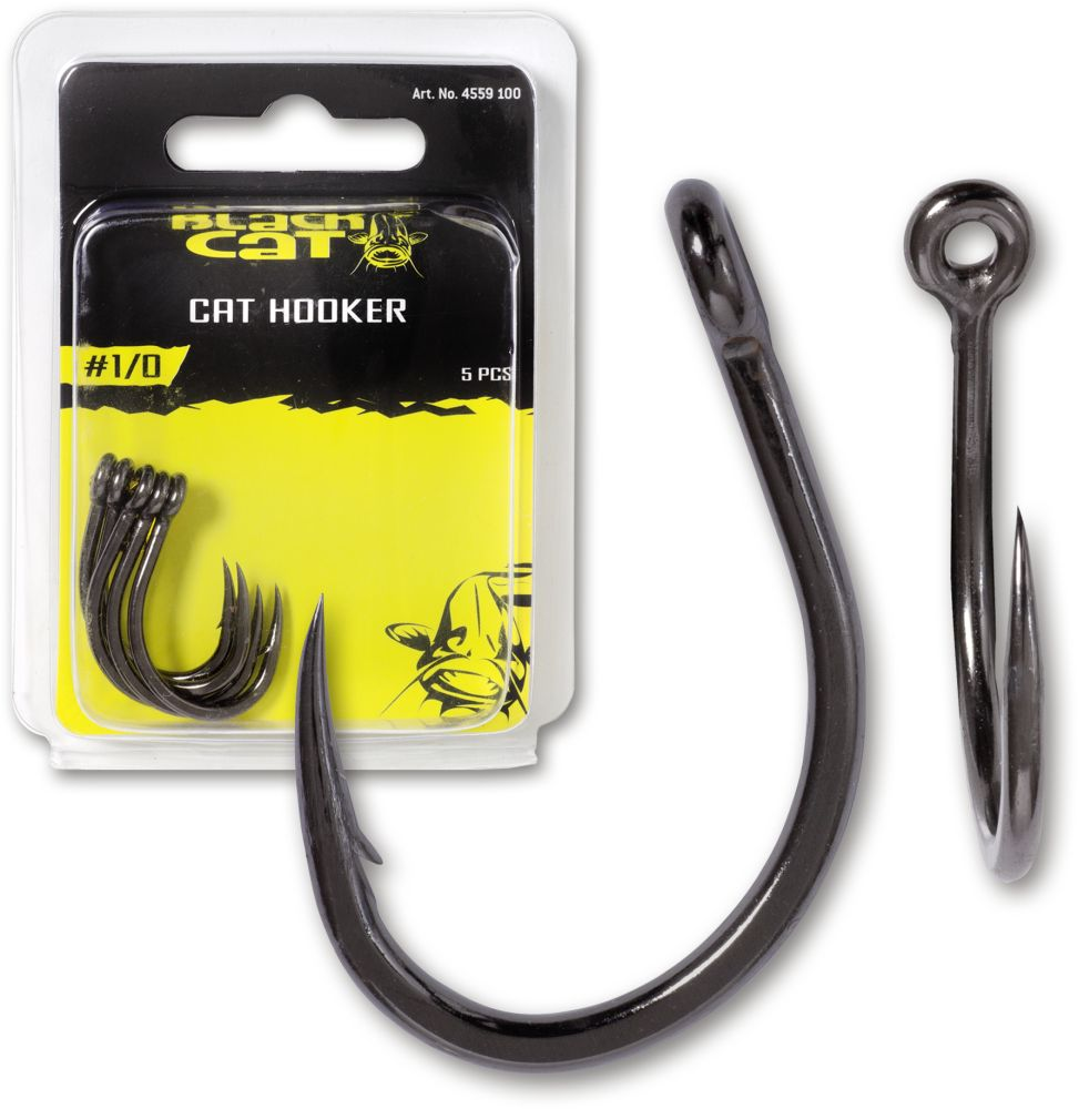 Гачок Black Cat Cat Hooker DG DG coating # 1/0 5шт 2,5g