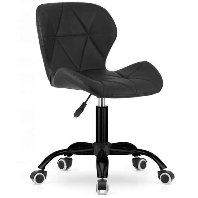 Крісло на колесах чорне Bonro B-531 (чорна основа), фото 1