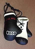 Перчатки боксерские мини сувенир подвеска в авто AUDI