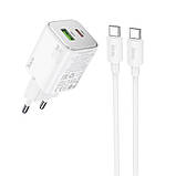 МЗП Hoco N41 Almighty PD20W+QC3.0 + Type-C to Type-C, фото 3