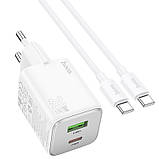 МЗП Hoco N41 Almighty PD20W+QC3.0 + Type-C to Type-C, фото 5