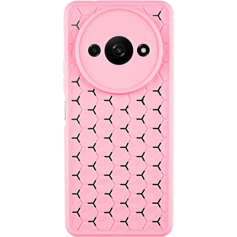 Чохол TPU Honeycomb для Xiaomi Redmi A3 Рожевий / Light pink