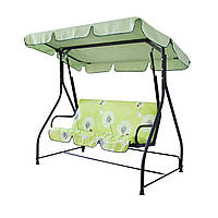 Гойдалка садова "Вероніка" (Бязь, Кульбаба на салатовому)