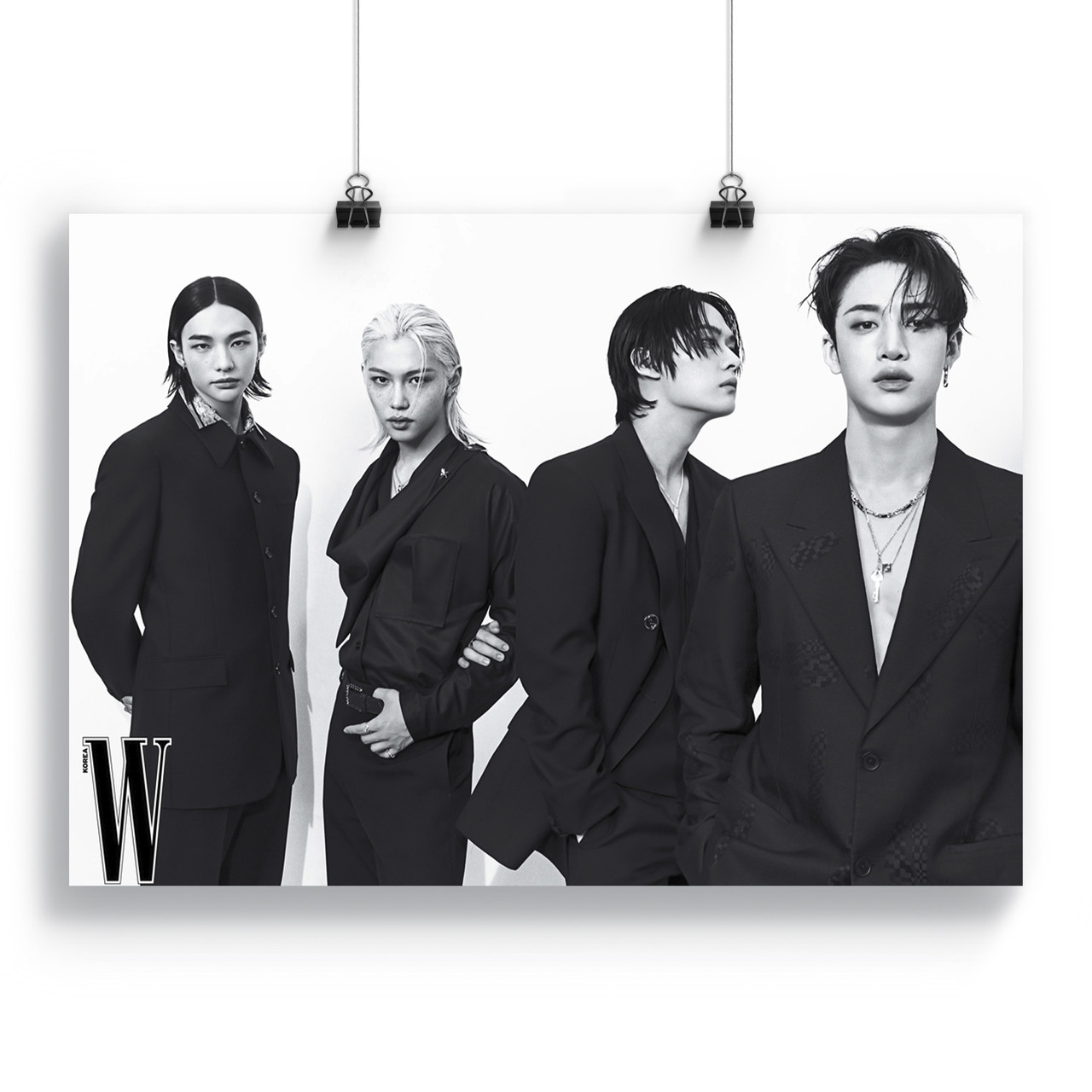 Плакат Stray Kids 530 Hyunjin.Felix.Lee Know.Bang Chan