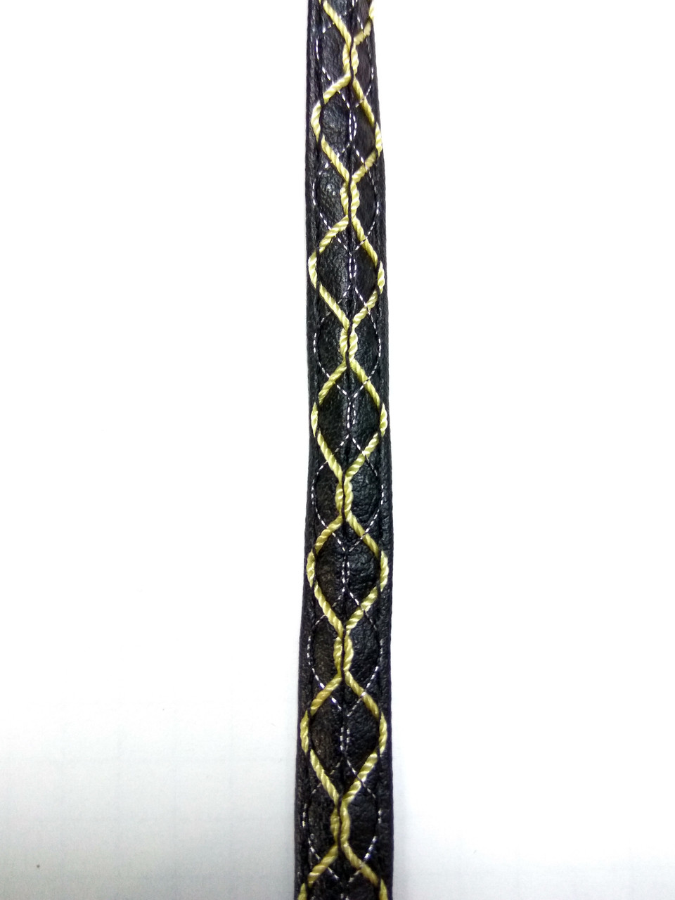 Бейка из кожзама с вышивкой для пошива дубленок бордо - фото 2 - id-p431040939