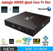 Смарт ТБ-приставка X96 S905X Amlogic Quad Core Android 6.0 TV Box f, фото 4