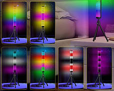 Панель RGB ритм лампа на штативі 20 см 5 Вт 500 мА·год Puluz TBD0601886102, фото 4