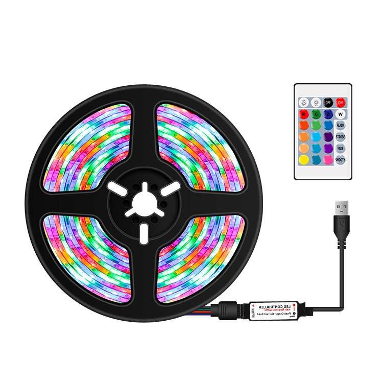 Світлодіодна стрічка RGB 5 м 300 LED 3000-6500 К USB Puluz TBD0572230006B