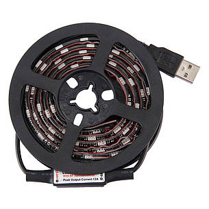 Світлодіодна стрічка RGB 1 м 60 SMD-5050 LED USB Puluz LED0620, фото 3