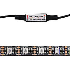 Світлодіодна стрічка RGB 1 м 60 SMD-5050 LED USB Puluz LED0620, фото 5