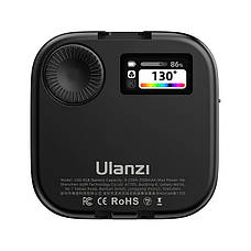 Накамерне світло для телефона прищіпка магніт 2500-9000К 60 LED CRI 95 Ulanzi U60 RGB, фото 2