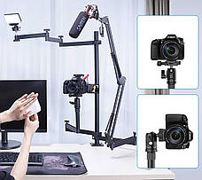 Стійка-тримач для камери мікрофона світла Ulanzi UURig Universal Desktop Livestream Stand, фото 5