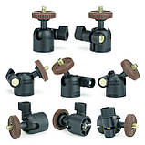 Кульова головка 360° на штатив для телефона камери Linco A020, фото 2