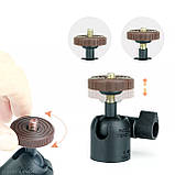 Кульова головка 360° на штатив для телефона камери Linco A020, фото 4