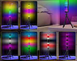 Панель RGB ритм лампа на штативі 20 см 5 Вт 500 мА·год Puluz TBD0601886102, фото 5