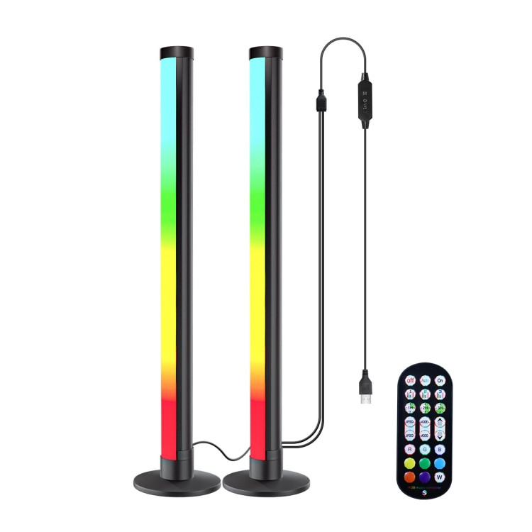 Панель RGB подвійне фонове освітлення 48 LED 42 см пульт Puluz SKS-JZ-004