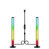 Панель RGB подвійне фонове освітлення 48 LED 42 см пульт Puluz SKS-JZ-004, фото 2