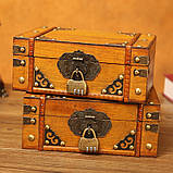 Сундук античний декоративний для предметного знімання жовтий Puluz TBD0600398002, фото 5