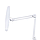 Безтіньова настільна лампа для манікюру, на струбціні, колір білий, фото 3