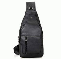 Шкіряний рюкзак через плече 4004A Buffalo Bags чорний