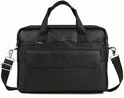 Шкіряний чорний портфель Buffalo Bags M1115A