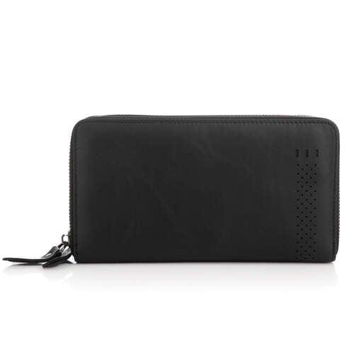 Чоловічий шкіряний чорний клатч Buffalo Bags