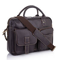 Шкіряний чоловічий портфель Buffalo Bags коричневий M8503J