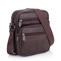 Чоловіча шкіряна сумка Buffalo Bags коричнева M505C