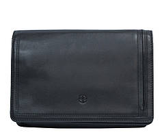 Барсетка шкіряна TONY PEROTTI (Італія) чорна Cortina 6054 nero
