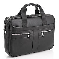 Шкіряний чоловічий чорний портфель Buffalo Bags M2019AA
