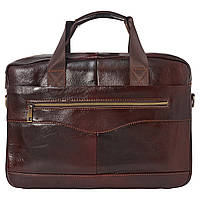 Шкіряний портфель коричневий Buffalo Bags
