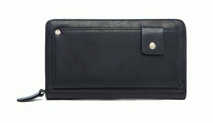 Чорний чоловічий шкіряний клатч Buffalo Bags
