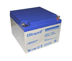 Акумуляторна батарея Ultracell UL26-12 AGM 12V 26 Ah (167x 175 x 125), 8 kg White Q1/180