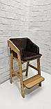 Зростаючий стілець з ясена (з мʼякою вкладкою), фото 6