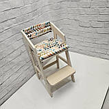 Зростаючий стілець з ясена (з подушечкою), фото 6