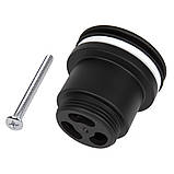 Донний клапан WEZER WHR -104-B, автомат, Ø63мм, 1 1/4", чорний, фото 2