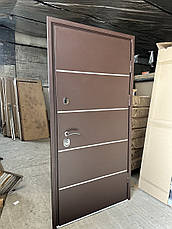 Вхідні двері Redfort Стріт Браун вулиця серія Комфорт 3 контури, фото 3