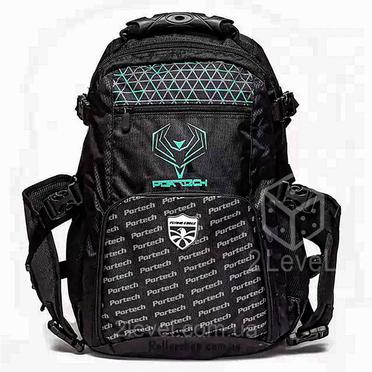Рюкзак для роликів Flying Eagle Portech Backpack Small Green Надійний рюкзак із зовнішніми кріпленнями роликів